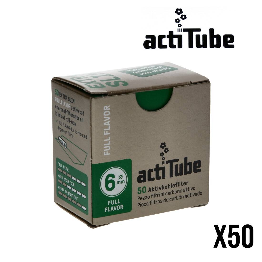 Filtre à Charbon Actitube Extra Slim